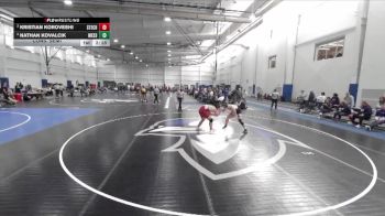 184 lbs Cons. Semi - Nathan Kovalcik, Messiah vs Kristian Koroveshi, Stevens Tech