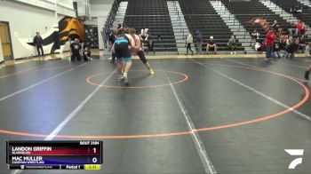 J-9 lbs Rr3 - Landon Griffin, Blairsburg vs Mac Muller, Caveman Wrestling