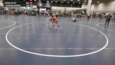 108 lbs Cons. Quarters - Kaesen Miller, MN Elite Wrestling Club vs Diverson Edmond, Wisconsin