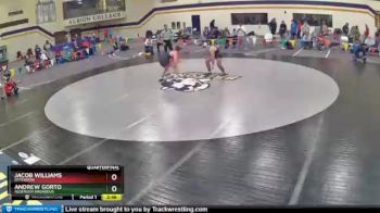 174 lbs Quarterfinal - Jacob Williams, Otterbein vs Andrew Gorto, Alderson Broaddus