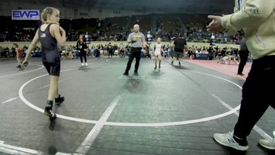 74 lbs Semifinal - Paityn McCann, Lady Outlaw Wrestling Academy vs Kataleena Cater, HBT Grapplers