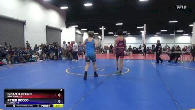 165 lbs Placement Matches (8 Team) - Brian Clifford, New Jersey vs Peter Mocco, Florida