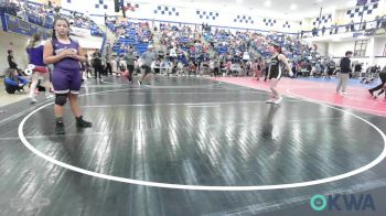 150 lbs Rr Rnd 1 - Jacelynn Elliott, Mannford Pirate Youth Wrestling vs Bethenigh Clark, Buck Pride Wrestling