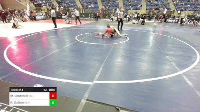 81 lbs Consi Of 4 - Michael Lozano III, Valley Bad Boys vs Ryan Dutton, Highland Recreation Association (hra)