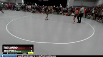 80 lbs Champ. Round 1 - Rylan Sandoval, Cowboy Wrestling Club vs Jake Swanson, Nebraska Elite Wrestling Club