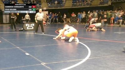 160 lbs Round Of 16 - Cameron Corradetti, State College vs Cole Golden, Lackawanna Trail
