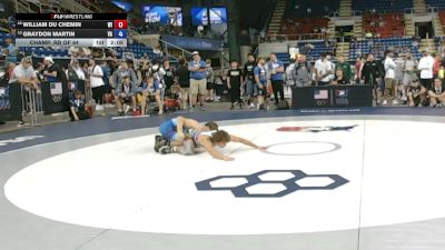 132 lbs Champ. Rd Of 64 - William Du Chemin, Wisconsin vs Graydon Martin, Virginia