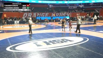 3A 138 lbs Cons. Round 1 - Housseyn Ndiaye, Moline (H.S.) vs Alejandro Aranda, Glen Ellyn (Glenbard West)
