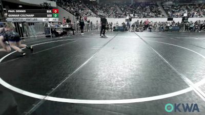 Consi Of 8 #2 - Paul Dennis, Marlow Outlaws vs Gunnar Coltharp, Harrah Little League Wrestling