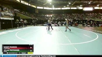 5A 98 lbs Champ. Round 1 - Dylan Frothinger, Eagle vs Wyatt Pearson, Timberline