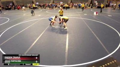 215 Championship Bracket Cons. Round 7 - Maeson Tradup, Plainview Elgin Millville vs Aidan Fartaczek, Wayzata