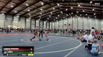 90 lbs Semis - R1 Wb - Lennox Deringer, PA West vs Lily Diebel, KISZ