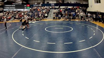 165 lbs Cons. Round 3 - Hassan Khan, Nyu vs Chris Roybal, Johns Hopkins