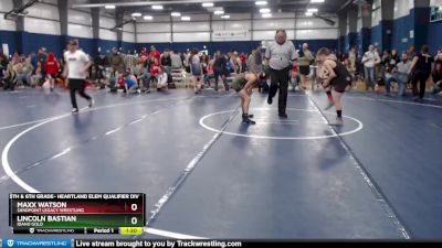 95 lbs 1st Place Match - Lincoln Bastian, Idaho Gold vs Maxx Watson, Sandpoint Legacy Wrestling