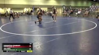 130 lbs Round 5 (8 Team) - Eva Rice, Hernando Wrestling vs Samantha Stanbary, Montana Silver