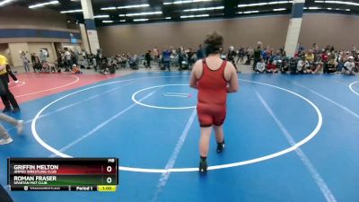 187 lbs Round 1 - Roman Fraser, Spartan Mat Club vs Griffin Melton, Amped Wrestling Club