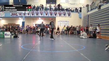 110 lbs Semifinal - Madi Barzee, West Jefferson vs Mya Bolander, Idaho Falls