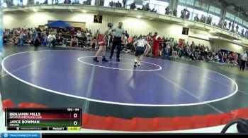 94 lbs Quarterfinal - Benjamin Mills, Decatur Wrestling Club vs Jayce Bowman, Indiana