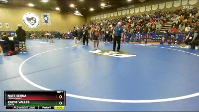 215 lbs Cons. Round 2 - Nate Serna, Cesar Chavez vs Kayne Valles, South