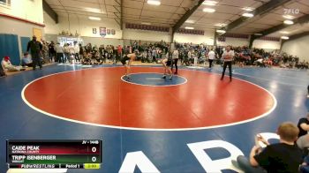 144B Cons. Round 1 - Caide Peak, Natrona County vs Tripp Isenberger, Wright