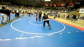 36 lbs Round Of 16 - Rush Wilson, Barnsdall Youth Wrestling vs Mosiya Maynard, North Mabee Team Stampede