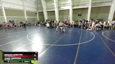 70 lbs Finals (8 Team) - Kenzlee Ledbetter, Team Prestige vs Ryker Carpenter, Shootbox