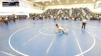 132 lbs Quarterfinal - Peter Gonzalez, Mat Warriors vs Zack Wilson, Yucaipa Thunder Wrestling Club