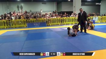 Grace Hli Ci Yang vs Reese Capri Randazzo 2025 American National IBJJF Jiu-Jitsu Open Championship