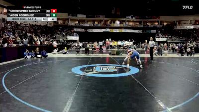 5A 114 lbs Cons. Round 3 - Aiden Rodriguez, Carlsbad vs Christopher Korody, Las Cruces