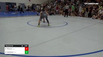 113 lbs Round Of 32 - Koby Rikard, Dark Horse vs Art Martinez, Holy Innocents