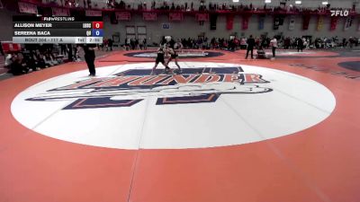 117 A Champ. Round 2 - Sereena Baca, Quincy vs Allison Meyer, Lindenwood University