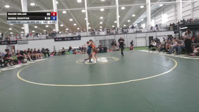 140 lbs Naomi Miller, North Dakota Gold vs Naima Ghaffar, Indiana