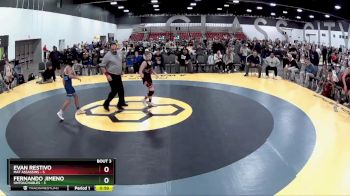 90 lbs Round 1 (8 Team) - Evan Restivo, Mat Assassins vs Fernando Jimeno, Untouchables