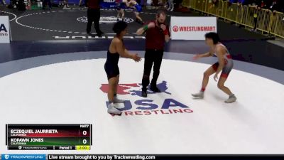 61 lbs Quarterfinal - Kofawn Jones, California vs Eczequiel Jaurrieta, California