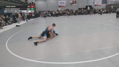150 lbs Cons. Sub-quarters - Isaiah Ebersbach, Titan Mercury Wrestling Club vs Ross Davis, Victory