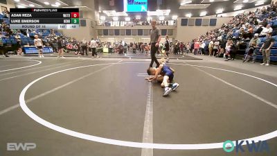 52 lbs Round Of 16 - Adan Reza, Watonga Youth Wrestling vs Luke Emerson, Hennessey Takedown Club