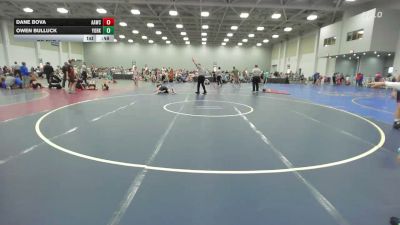 85 lbs Rr Rnd 1 - Dane Bova, All American Wrestling Club Blue - EL vs Owen Bulluck, Yorktown Wrestling Club - EL