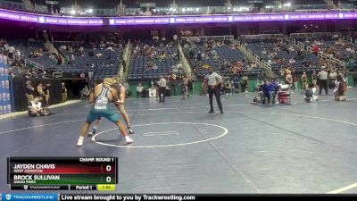 3A 175 lbs Champ. Round 1 - Brock Sullivan, Union Pines vs Jayden Chavis, West Johnston