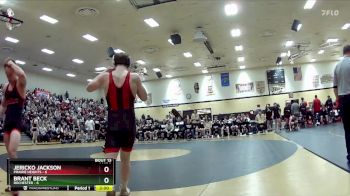 165 lbs Quarters & Wb (16 Team) - Brant Beck, Rochester vs Jericko Jackson, Prairie Heights