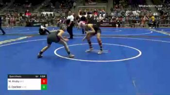 110 lbs Semifinal - Matilda Hruby, Brighton WC vs Carley Ceshker, Wisconsin Girls