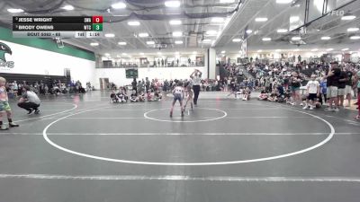65 lbs Semifinal - Brody Owens, WTC vs Jesse Wright, Slyfox Wrestling Academy