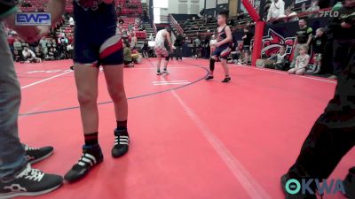 95 lbs Quarterfinal - Leland Holden, Ponca City Wildcat Wrestling vs Ayden Rodgers, Standfast 11u