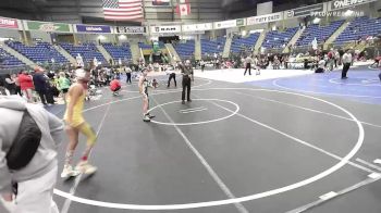 95 lbs Quarterfinal - Nickolas Valencia, New Mexico Bad Boyz vs Jacob Ness, Basement Brawlers