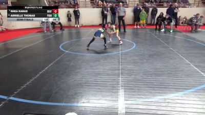 56_G lbs Semifinal - Rhea Karas, South Fayette vs Abrielle Thomas, Pennridge