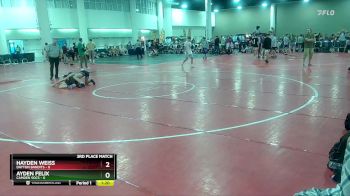 106 lbs Finals (8 Team) - Hayden Weiss, Dayton Bandits vs Ayden Felix, Camden Socs