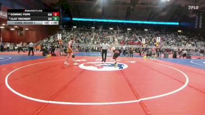 2A-157 lbs Cons. Round 1 - Dominic Pope, Kemmerer vs Clay Teichert, Cokeville