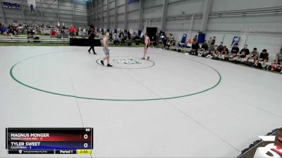 88 lbs 4th Wrestleback (16 Team) - Magnus Monger, Pennsylvania Red vs Tyler Sweet, California