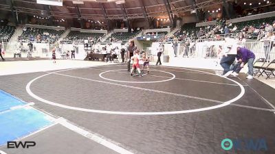 46 lbs Round Of 32 - Lawson Bohner, Buck Pride Wrestling vs Theo West, Fort Gibson Youth Wrestling