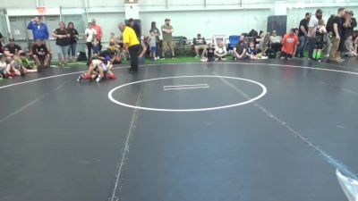 65 lbs Round 1 - Arian Rideoutt, 84 Athletes (VA) vs Aj Domico, West Virginia Wild