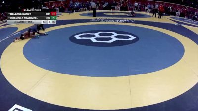 G-140 lbs Quarterfinal - Chanelle Trammell, G-Lebanon vs Nelease Danzy, G-Del. Hayes